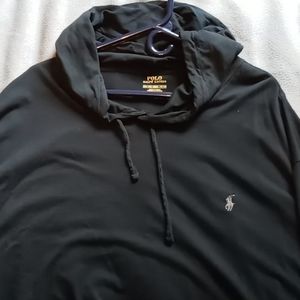 Polo shirt with hood